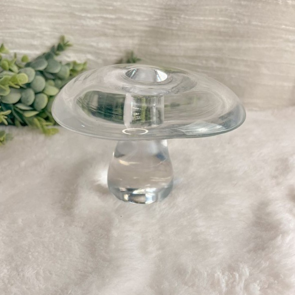 Elegant Crystal Vintage Mushroom
